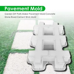 DIY Garden Yard Road Pavement Mold Pathway Paving Cement Brick Concrete Mould