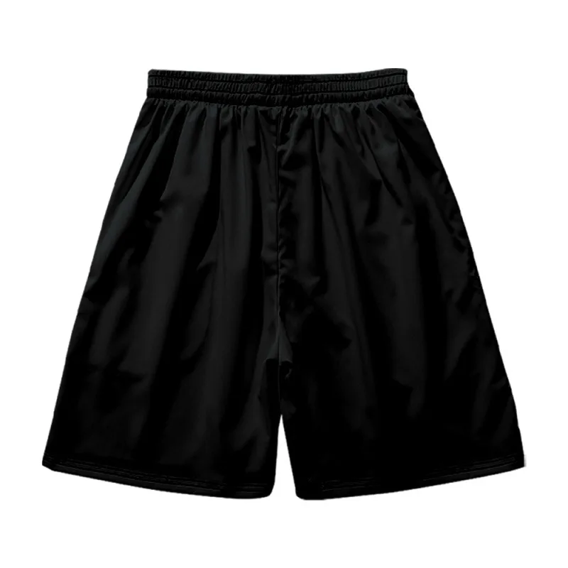 New Men Quick Dry Sports Shorts Casual Clothing Summer Casual Loose Black Demon Print Beach Shorts