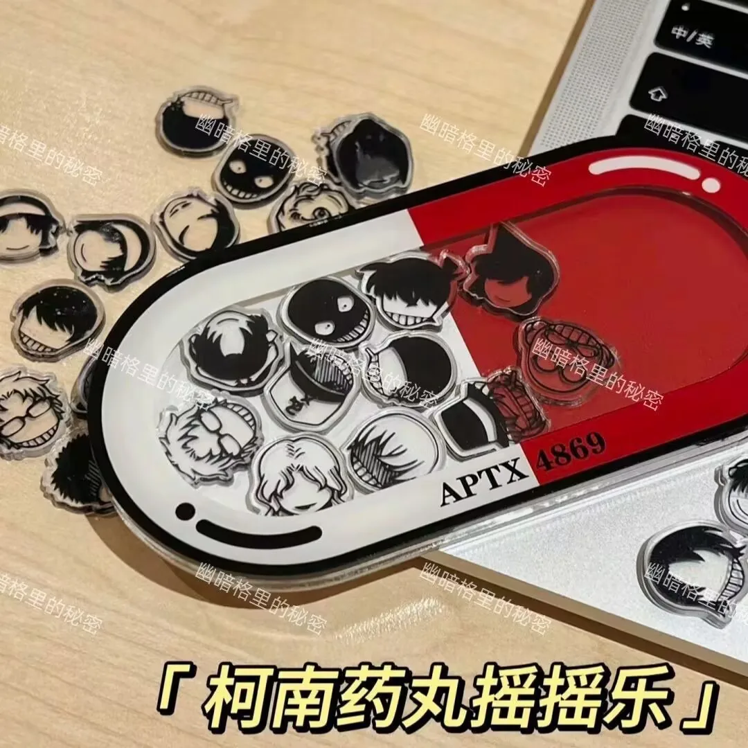 นักสืบโคนันใหม่ "Pill Shake" เป็นของขวัญการ์ตูนเขย่าอะคริลิกขนาดเล็กน่ารักและเท่พร้อมพวงกุญแจระดับรูปลักษณ์สูง