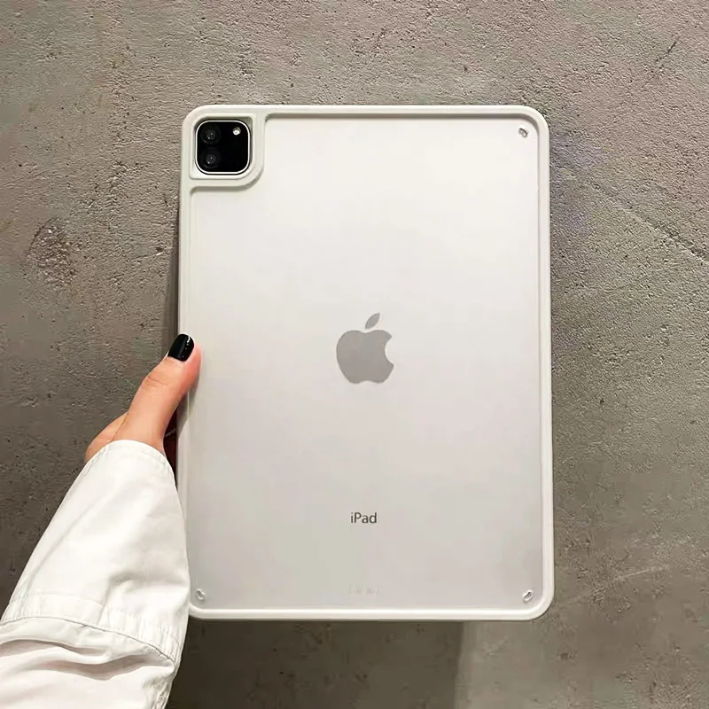 حافظة شفافة غير لامعة لجهاز iPad Air Pro 2024 2025 13 11 12.9 حافظات 4 5 6 7 8 9 10th 11th Generation 10.2 10.9 بوصة غطاء صغير