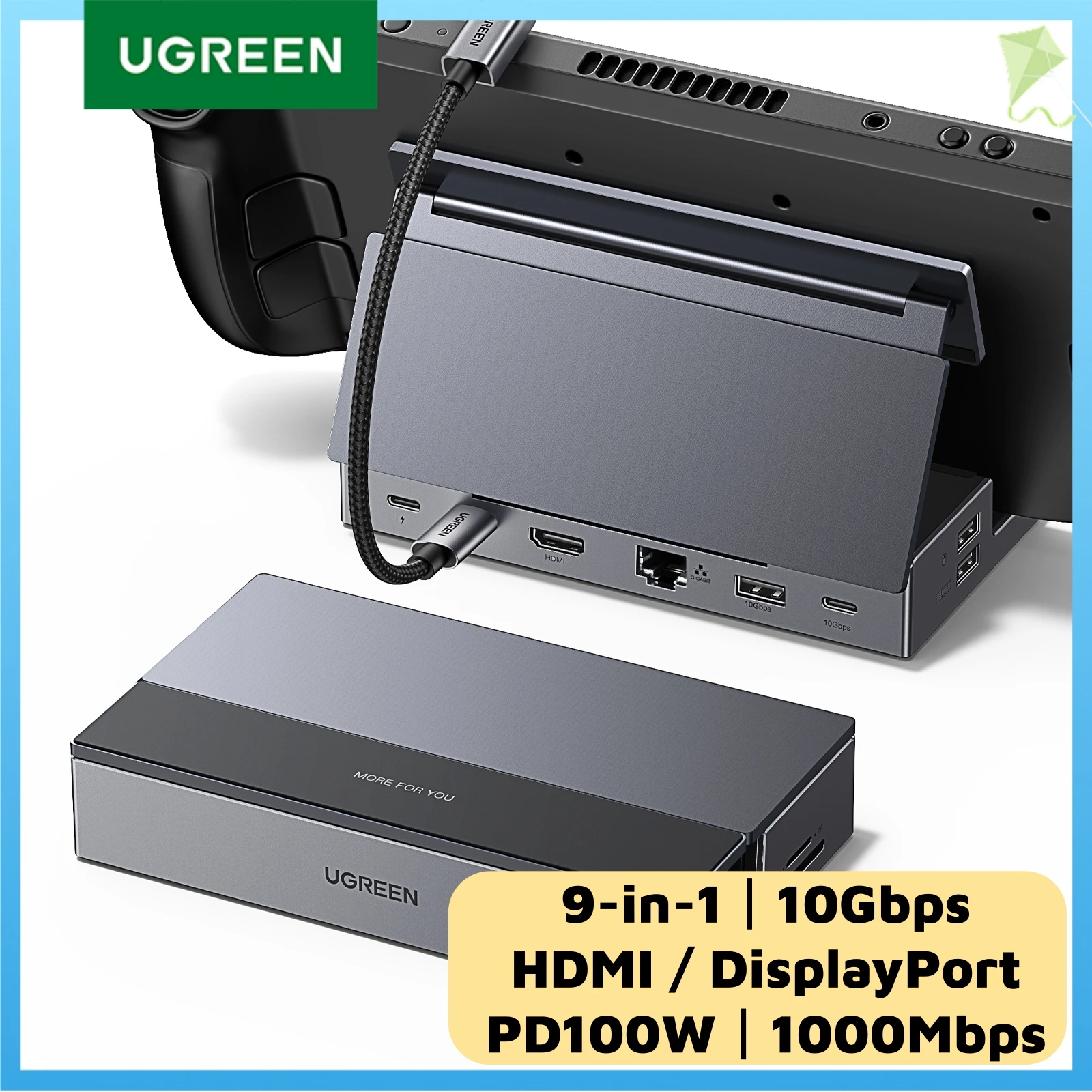 UGREEN Steam Deck Dock 6/9Ports
