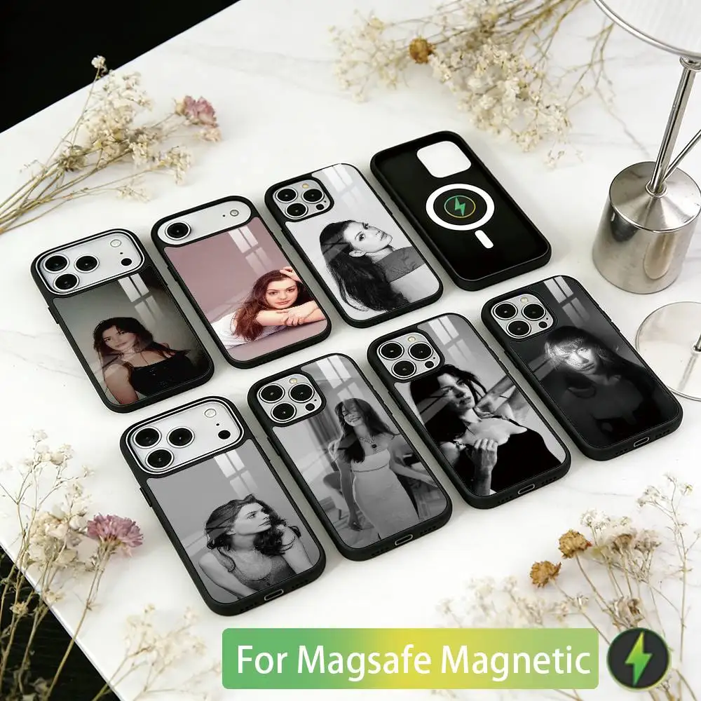 Anne Hathaway Phone Case For iPhone17,16,15,14,13,12,11 Plus,Pro Magnetic For Magsafe Wireless Charging