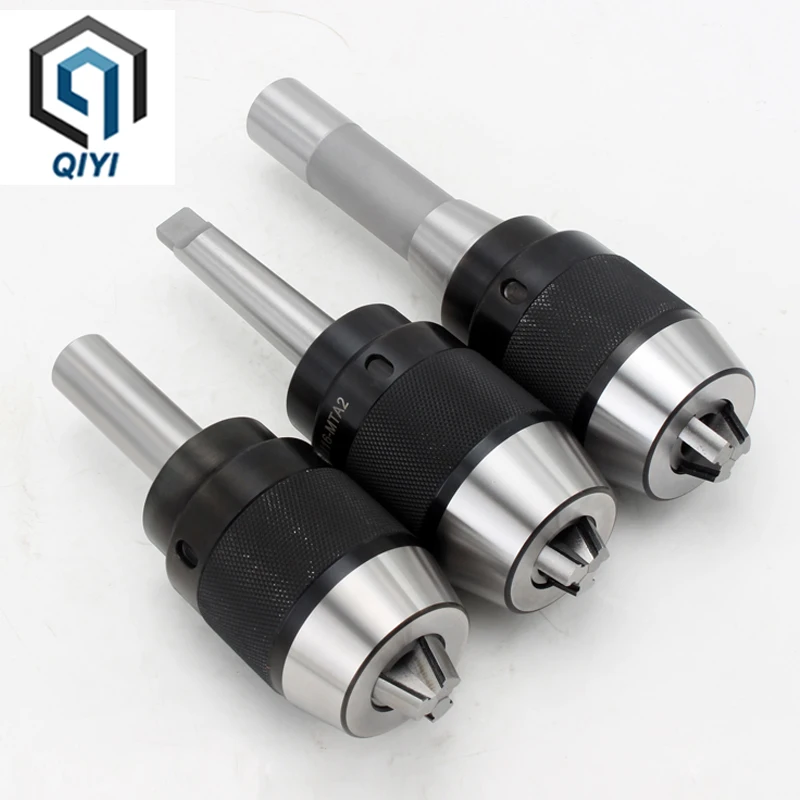 Automatic Locking Self-tightening Drill Chuck Keyless B10 B12 B16 B18 B22 Lathe tools Toolhoder MTA MTB R8 C20 For Drill Chuck