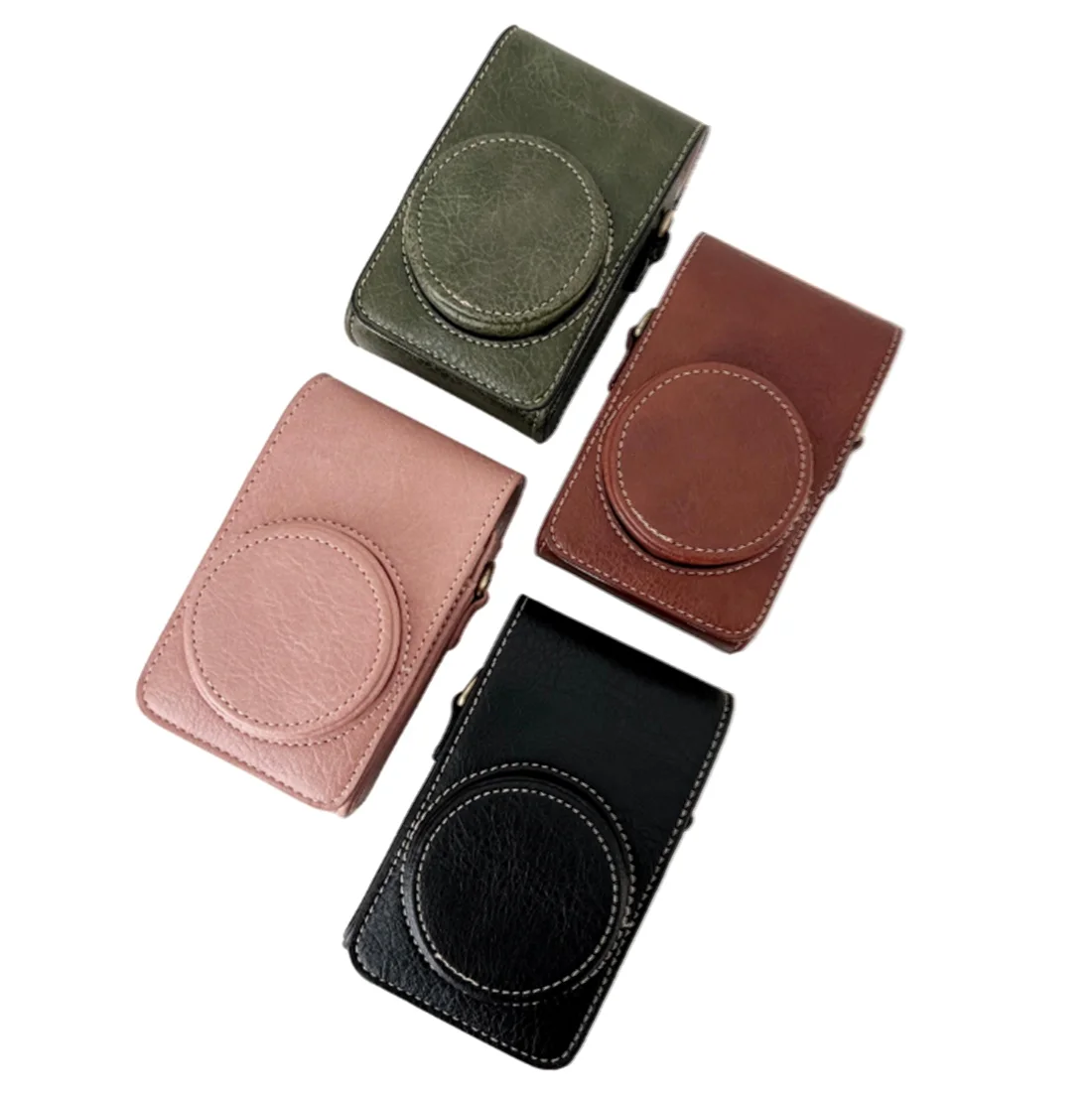 حقيبة حمل الكاميرا حقيبة ريترو مع حزام الخصر حزمة حماية حزمة لكانون G7X3 G5X2 sx740 s90 d30 285 a3000