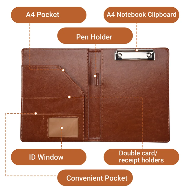 

EF-A5 Document Bag File Folder Clipboard Business Office Financial School Supplies