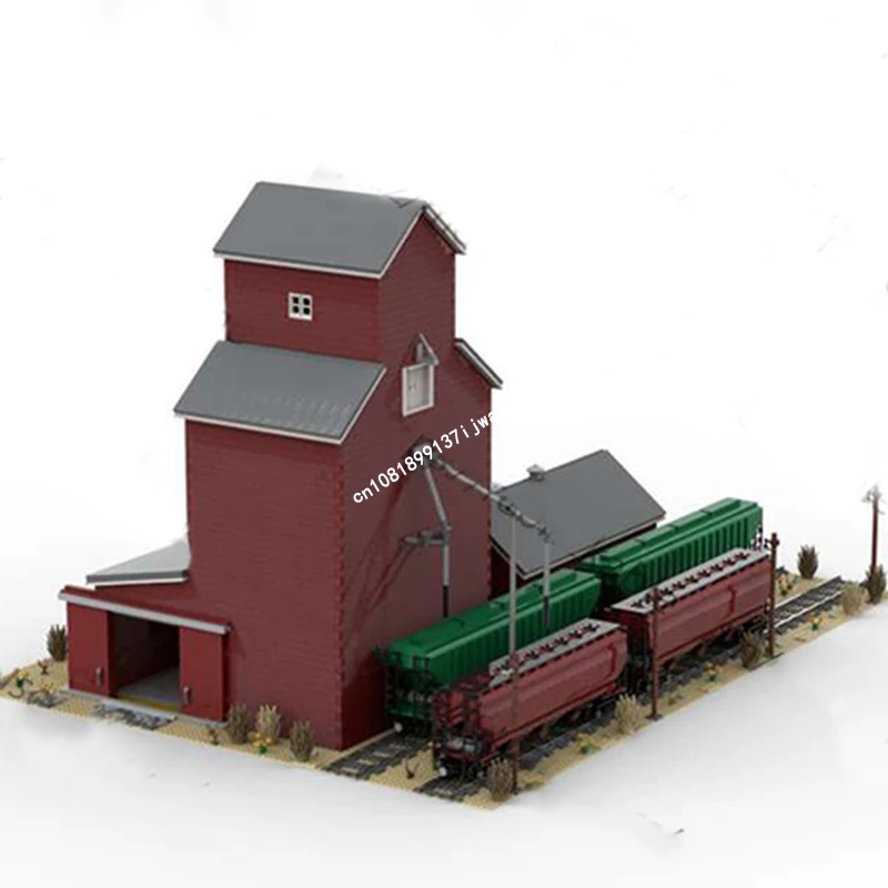 Nieuwe 8359 Stuks Stad Hot Selling Street View Moc Grain Co-Op Huis Model Custom Puzzels Diy Creatieve Ideeën kinderen Speelgoed Verjaardagscadeautjes