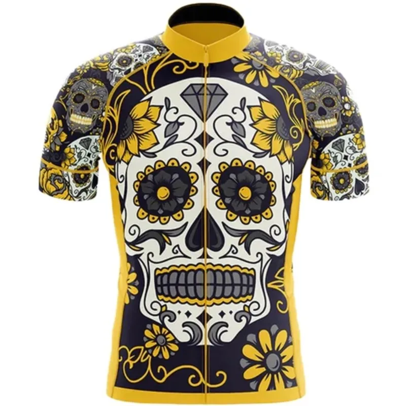 2024 Male Cycling Jersey MTB Bicycle Bike Clothes Maillot Roupa Ropa De Ciclismo Hombre Verano Personality Cycling Clothing