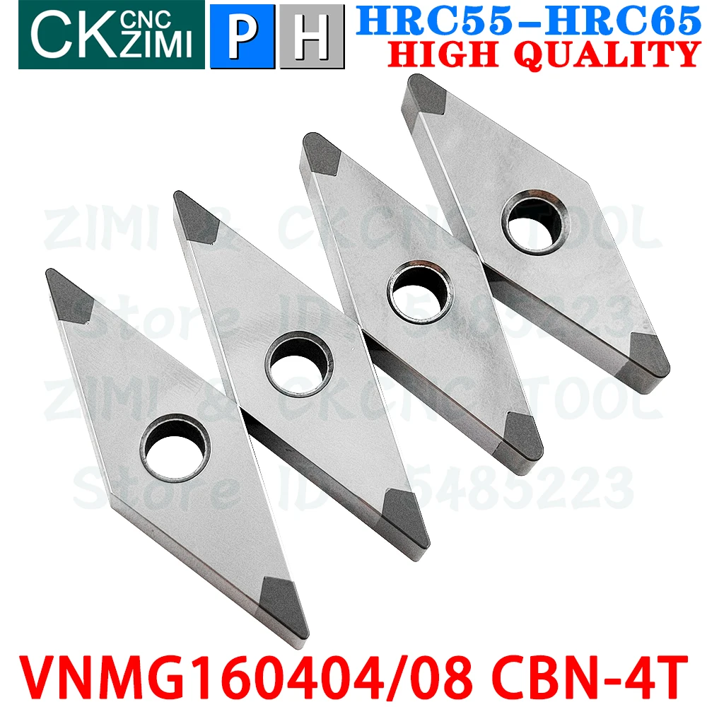 VNMG160404 CBN VNMG160408 CBN 4T Boron Nitride inserts turning inserts CNC Metal cutting lathe tool VNMG 1604 for hardened steel