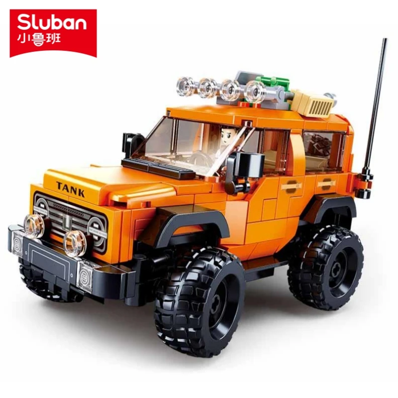 

Sluban 302PCS Urban Tank SUV Car Building Blocks Sets Go-anywhere Vehicle Model Bricks Educational Toys for Children
