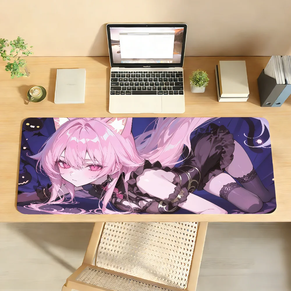 Singer R-Raora Panthera-S VTuber Mouse Pad Computer Laptop Rubber Non-slip Mouse Mat Mousepad Gamers Decoracion Desk Mat