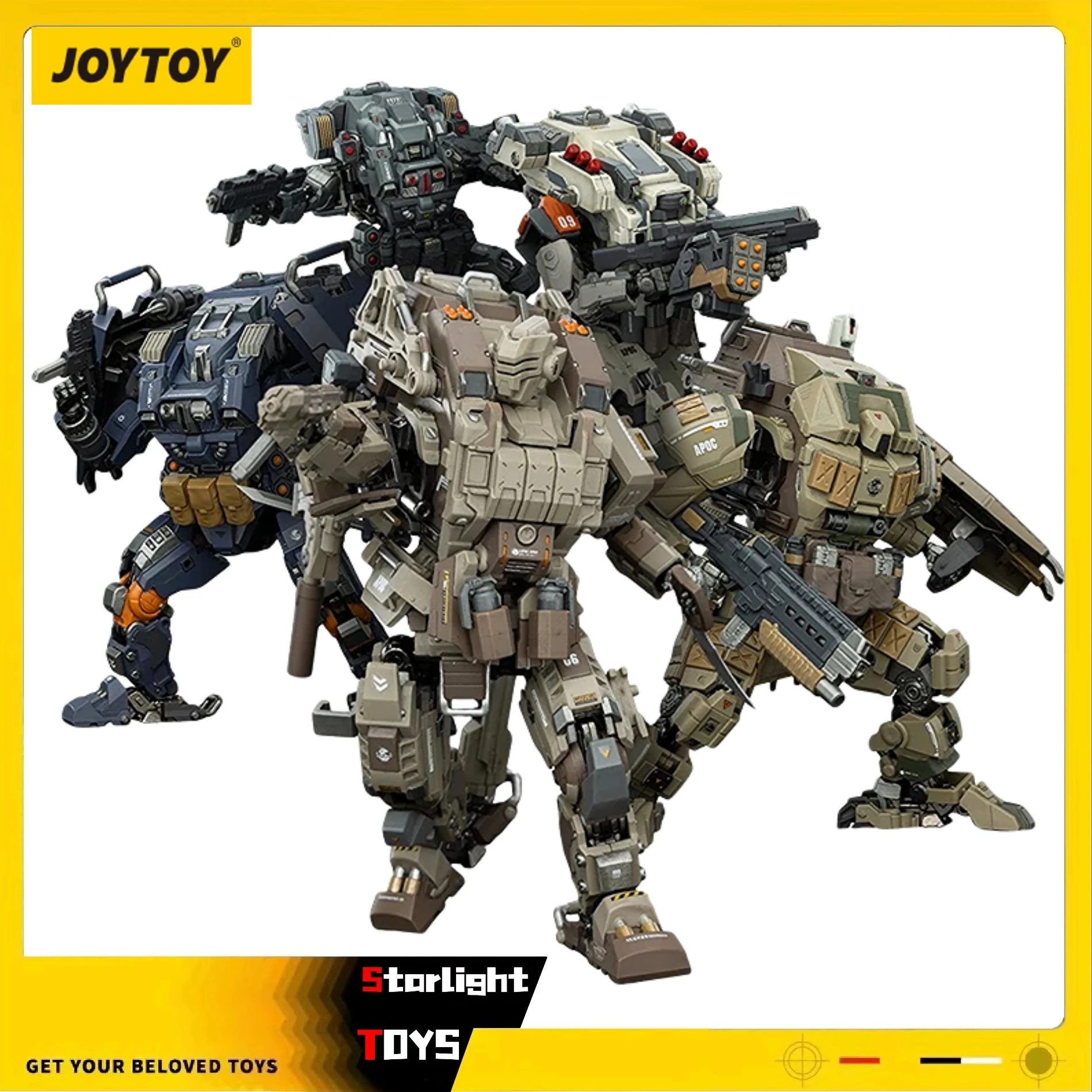 

JOYTOY APOC Series Lron Vanguard Storm Lucis Shadow Mirage Bedrock Albus Sky Striker 5PCS 1/25 Action Figure
