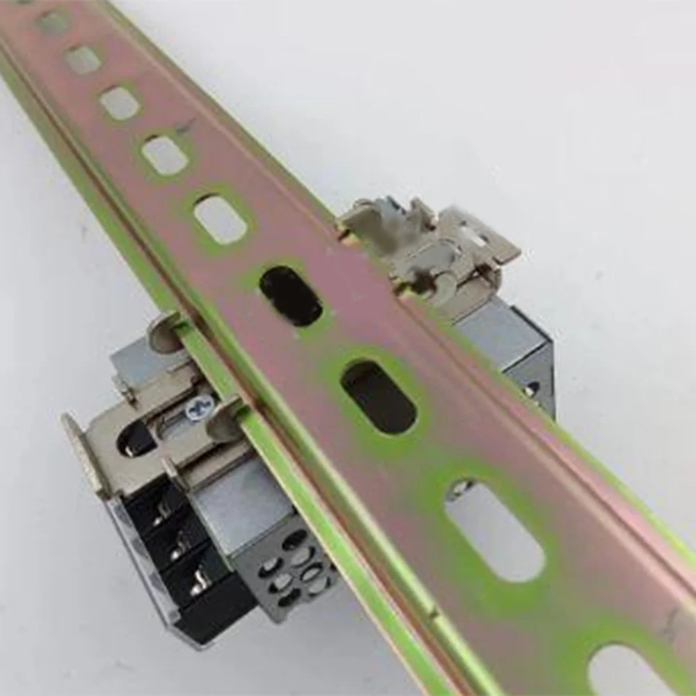 Morsetto a Clip per relè a stato solido fisso su guida DIN con fibbia da 35mm morsetto per montaggio a relè a stato solido monofase cremagliera per montaggio su radiatore