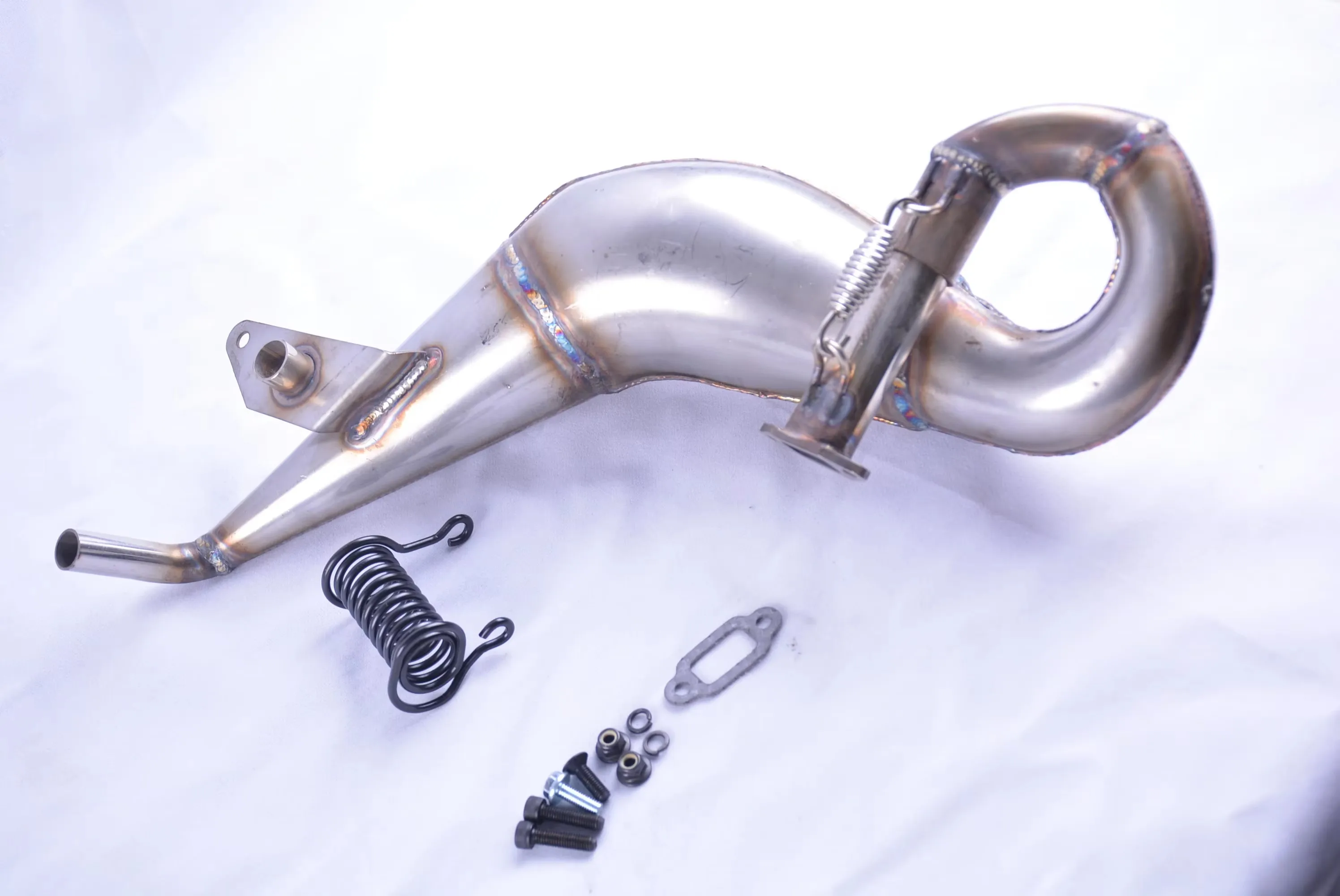 

Жестокая выхлопная труба Выхлопная труба повышения мощности для 2-тактного двигателя LOSI 5IVE-T KM X2 ROVAN LT