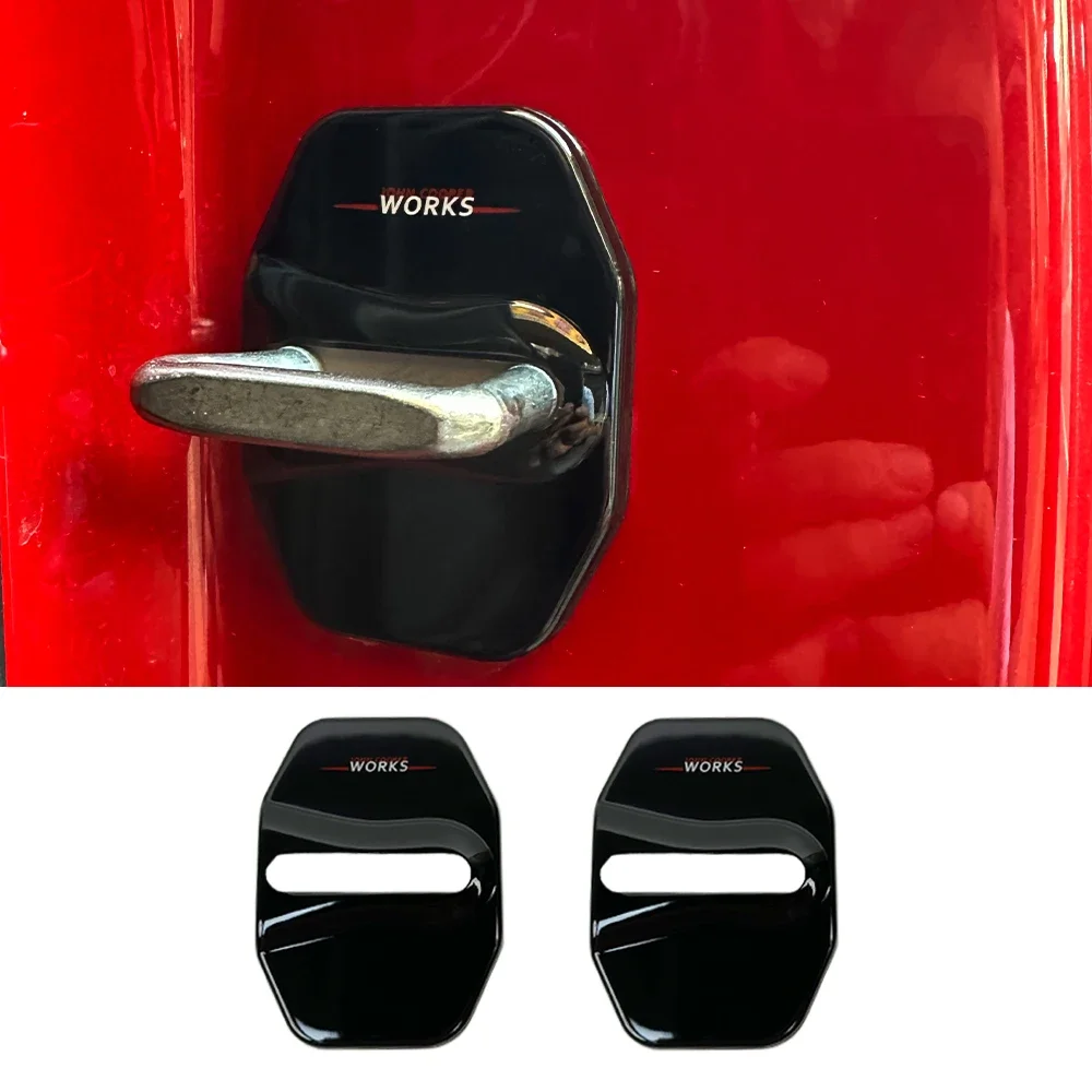 

Антикоррозийный автомобильный дверной замок с защитной пряжкой для Mini Cooper F54 F55 F56 F57 F60 F66 F67 F65 Стайлинг автомобиля Автоаксессуары