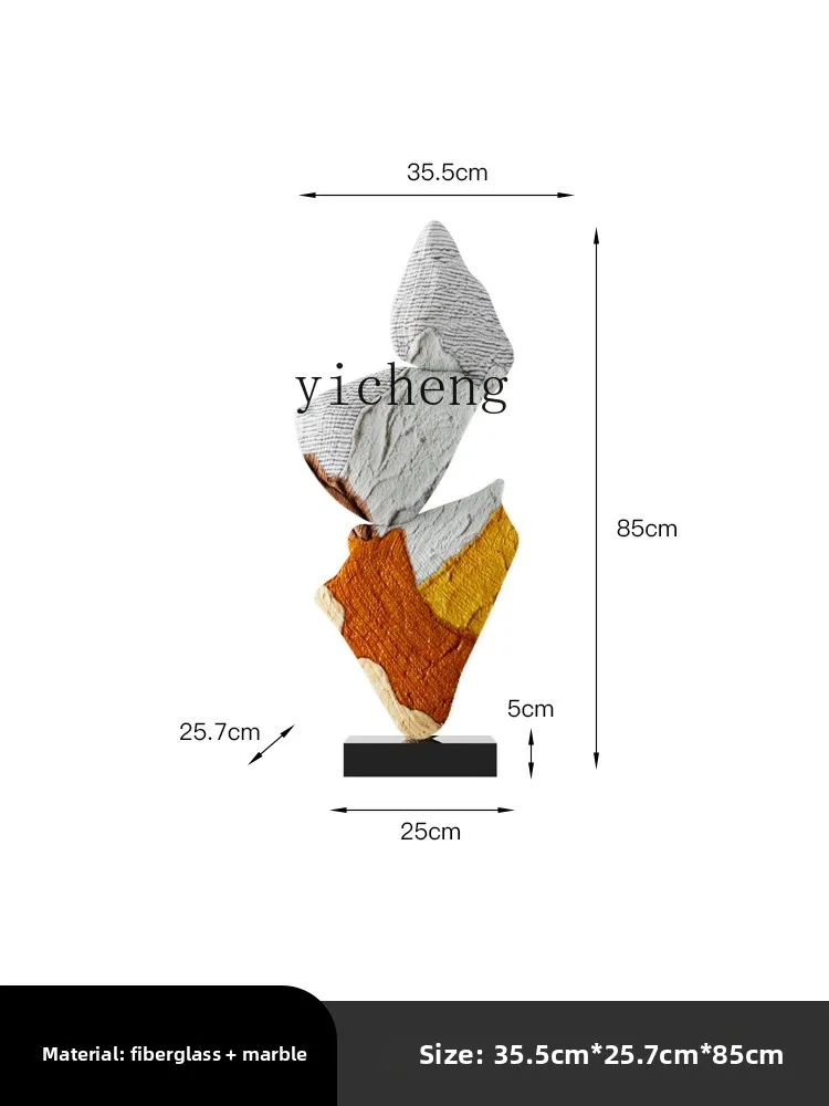 

QZT1 Sculpture Floor Ornament Hotel Staircase Corner Model Room Living Room TV Cabinet Side Decorative Craft