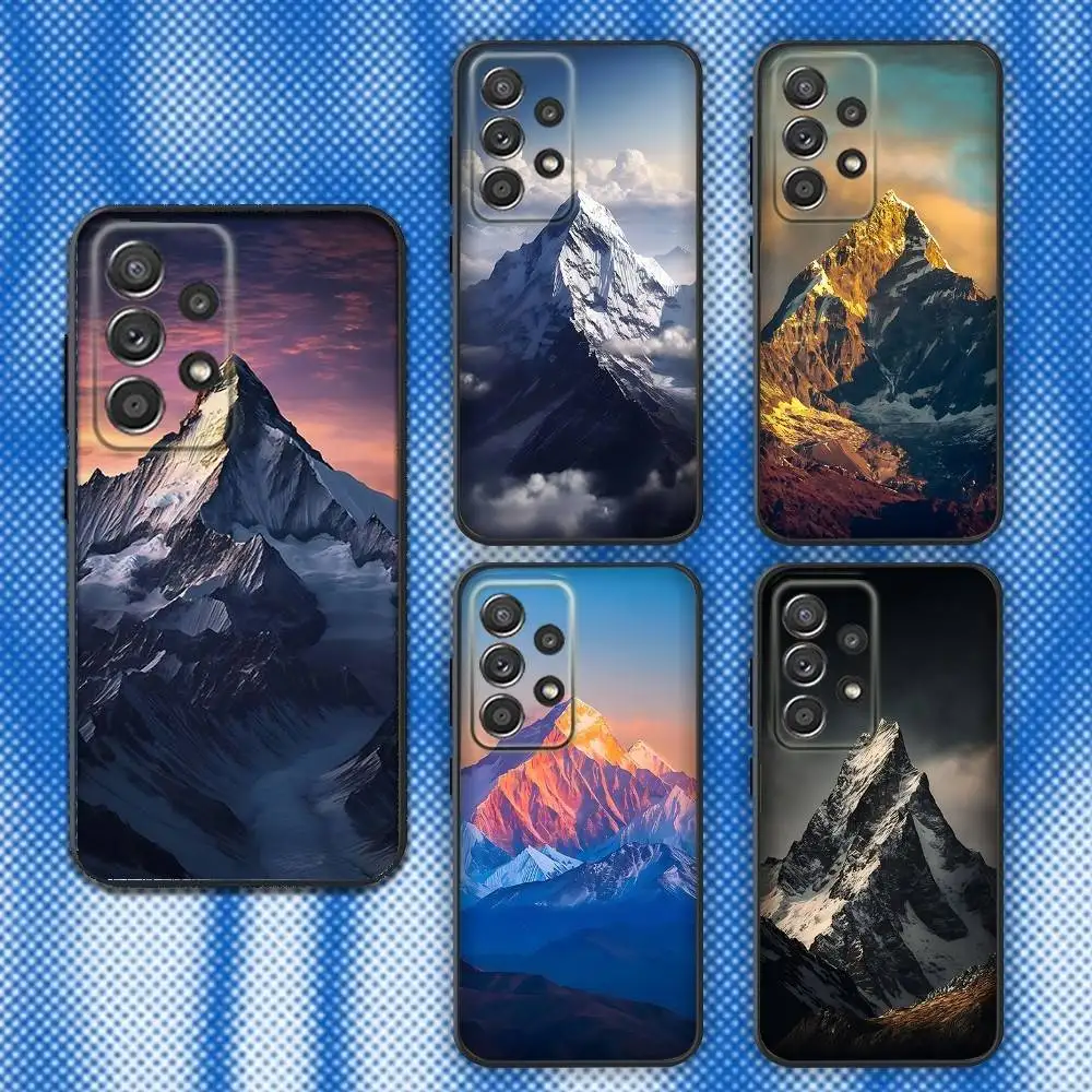 

Everest Mountain World First Phone Case For Samsung S25,S24,S21,S22,S23,S30,Ultra,S20,Plus,Fe,Lite,Note,10,9,5G Black Cover