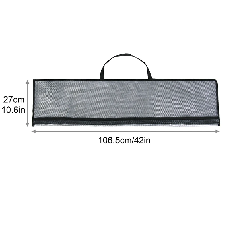 106.5X27cm Convenient Transparent PVC Bag For Fishing Rod Reel Line And Other Fishing Gears Storage Bag,Fishing Bag