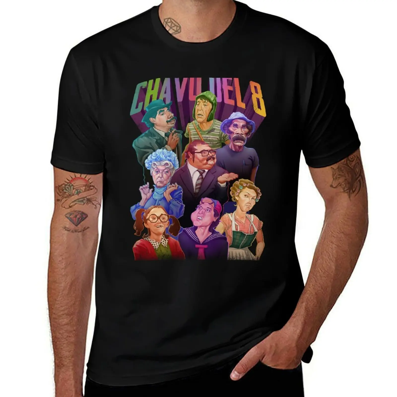 

Chavo del 8 T-Shirt man t shirts for men casual cotton tshirt 100% T-Shirt