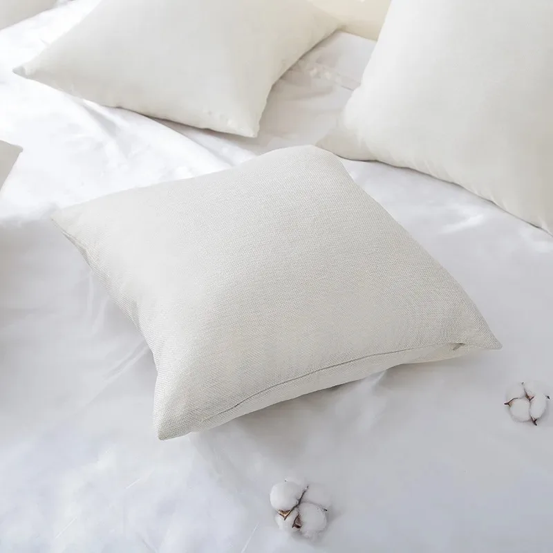 Decorative Square Cushion Cover Soft Throw Pillow Case Elegant Pillow Shell for Bedroom Living Room Sofa