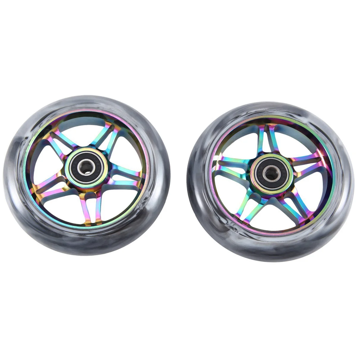 

ABYB 2 шт., колеса для электрического скутера, сменные колеса для скутера с подшипником, трюковые колеса для скутера, аксессуары для скутера