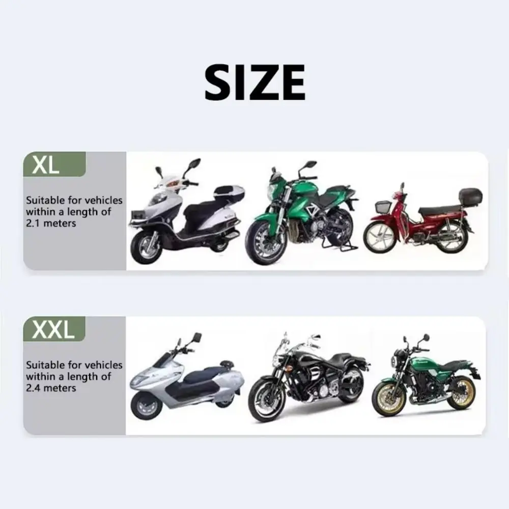 Waterproof Electric Vehicle Rain Cover Reflective Strap Anti-Rainstorm Motorcycle Raincoat Lightweight Thickened - Image 6