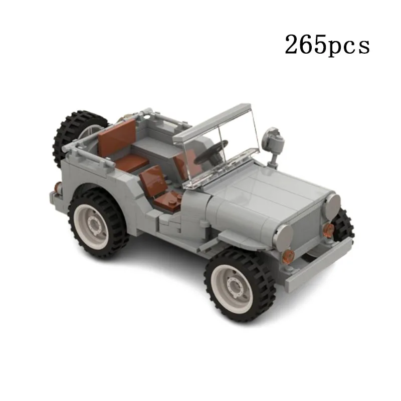 

Building Block MOC Toy Cars and Trucks for Boys, Tech Car Toys, Vehicle Models, Gifts, 265pcs, Small Particle Assembly Education