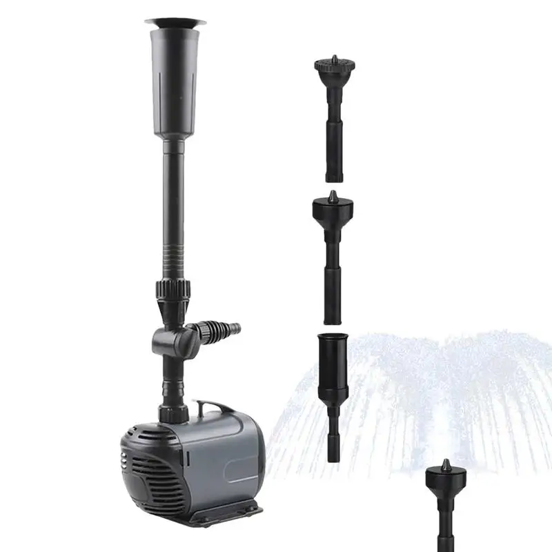 

Pond Pumps For Outdoor Ponds Aquarium Submersible Pump Water Pump And Filter Kit Fish Pond Water Fountain Pump With 3 Nozzles