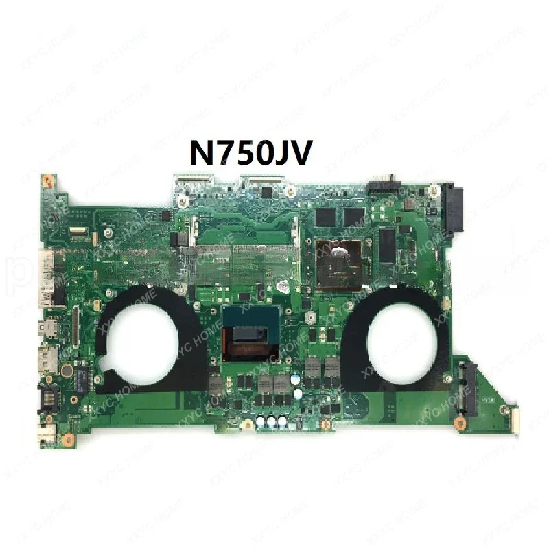 Getmycom Original For N750J N750JV N750JK I7-4700HQ CPU GTX750M Laptop motherboard REV2.0/2.1 mainboard test 100% work