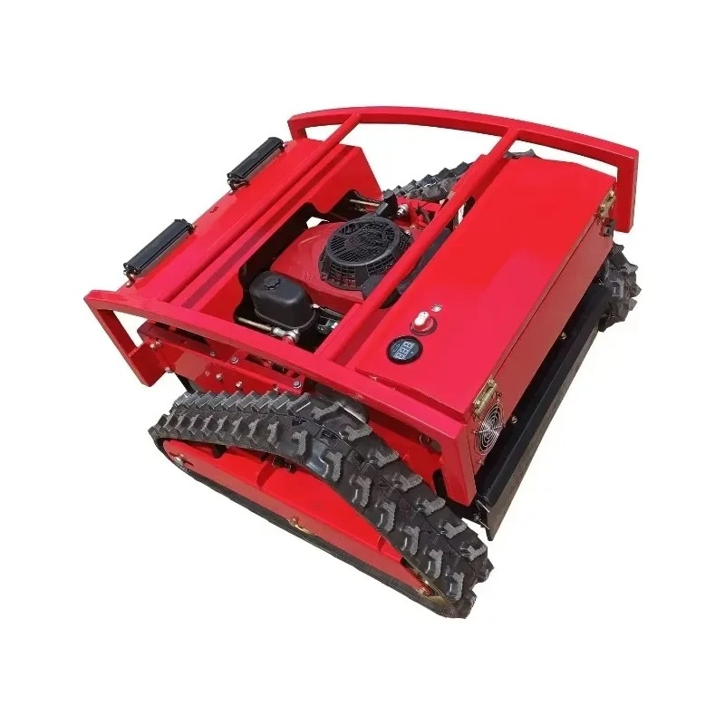 196cc Remote Control  Weed Mowing Machine All-Terrain Slope Lawn Mower All Terrain Tracking Remote Control RC