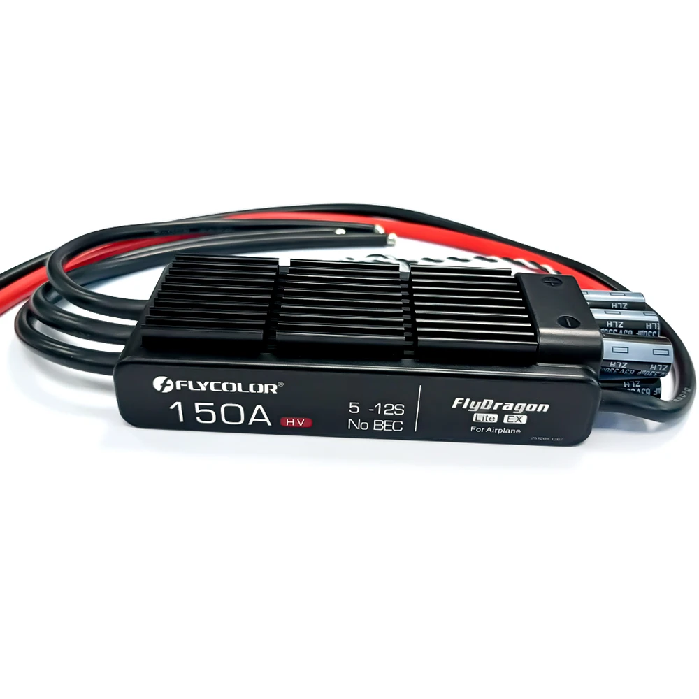 Flycolor FlyDragon 150A 5-12S Brushless ESC Speed Controller for RC Helicopter Aircraft EDF Motor