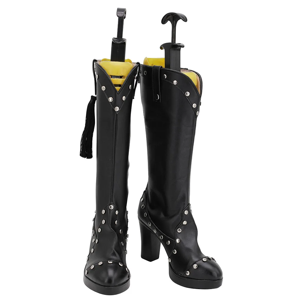 Cowboy Tifa Lockhart Cosplay Fantasy Schuhe Stiefel Anime Spiel Final Fantasy Vii Verkleidung Kostüm zubehör Frauen Schuhe Requisiten