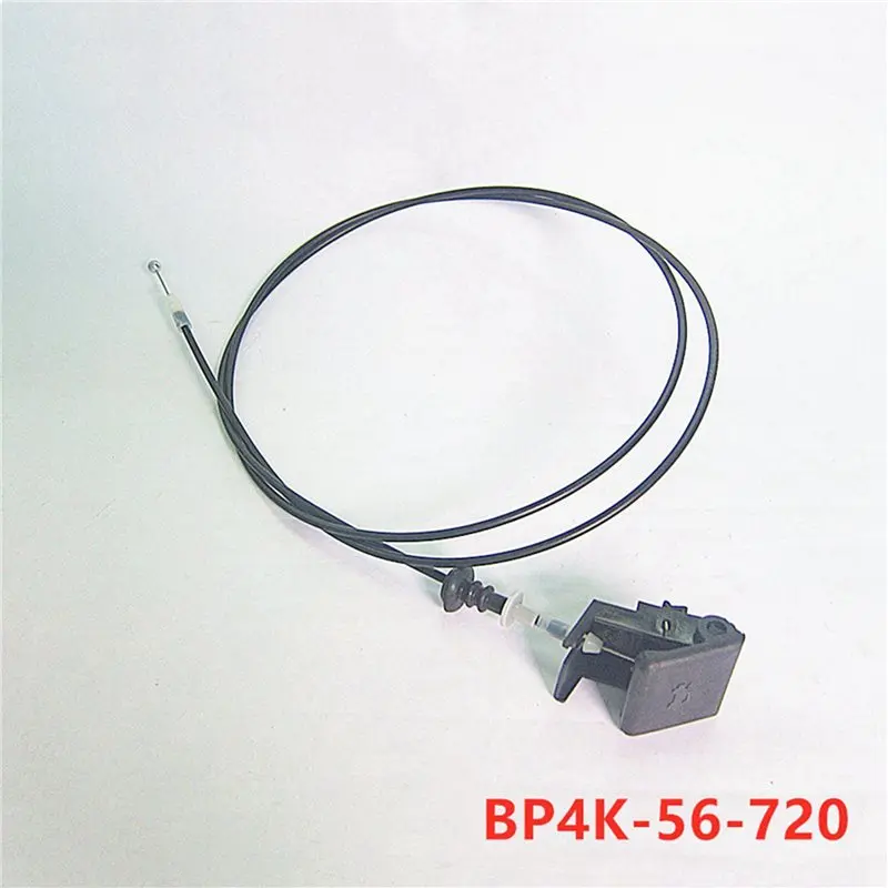 2X Car Body Parts Hood BP4K-56-720 Bonnet Wire Release Cable With Handle For Mazda 3 2003-2010 BK-AS55