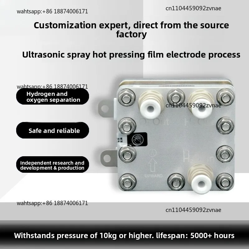 600Ml single suction hydrogen generator PEM electrolyzer hydrogen absorber, leak detector