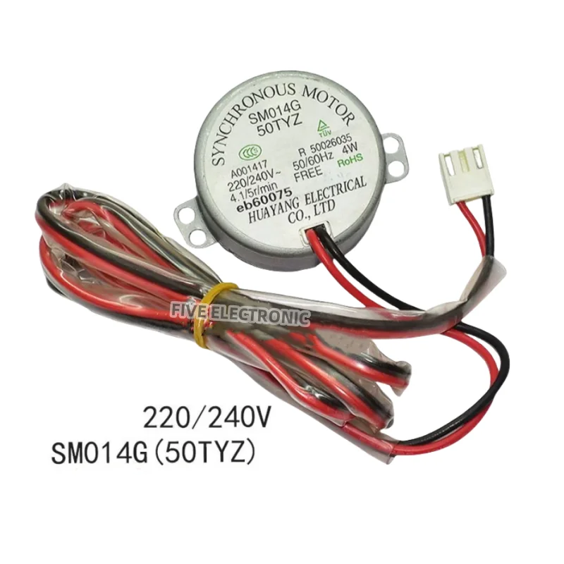 220V SM014G 50TYZ Air Conditioner Cabinet Air Guide Swing Vane Synchronous Motor Is Suitable For Haier Hitachi OX