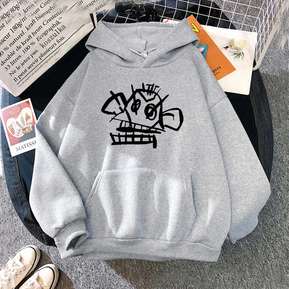 Anime Arcane Jinx Monkey Graffiti Fashion Hoodie Women/men Harajuku Style Sweatshirt Spring/Autumn Hoodies Game Lovers Tops