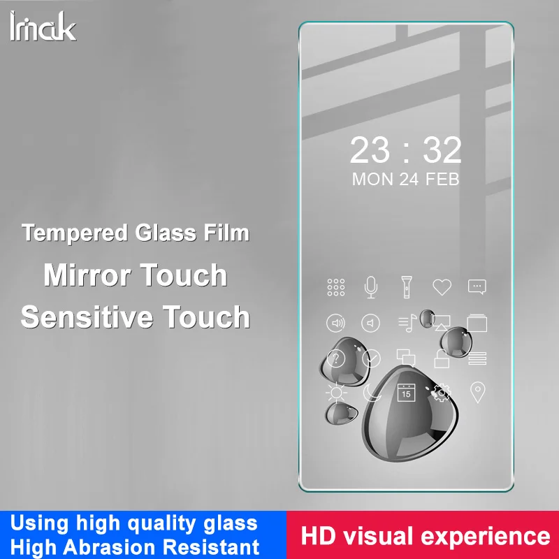 Nubia Red Magic 10 Pro 5G Glass IMAK H Explosion-Proof Tempered Glass for Nubia RedMagic10 Pro+ Plus Film