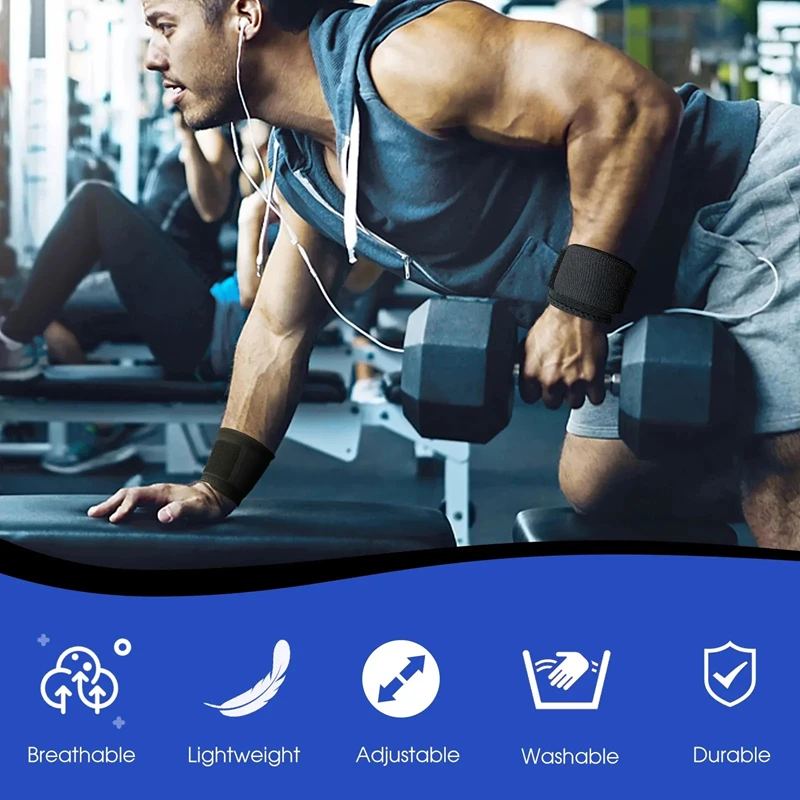 Kompressionsbandage für Sportarten: Dünner, atmungsaktiver, verstellbarer Handgelenkstützgurt – Robuster, flexibler Handgelenkschutz für das Fitness-Training – Detail 4
