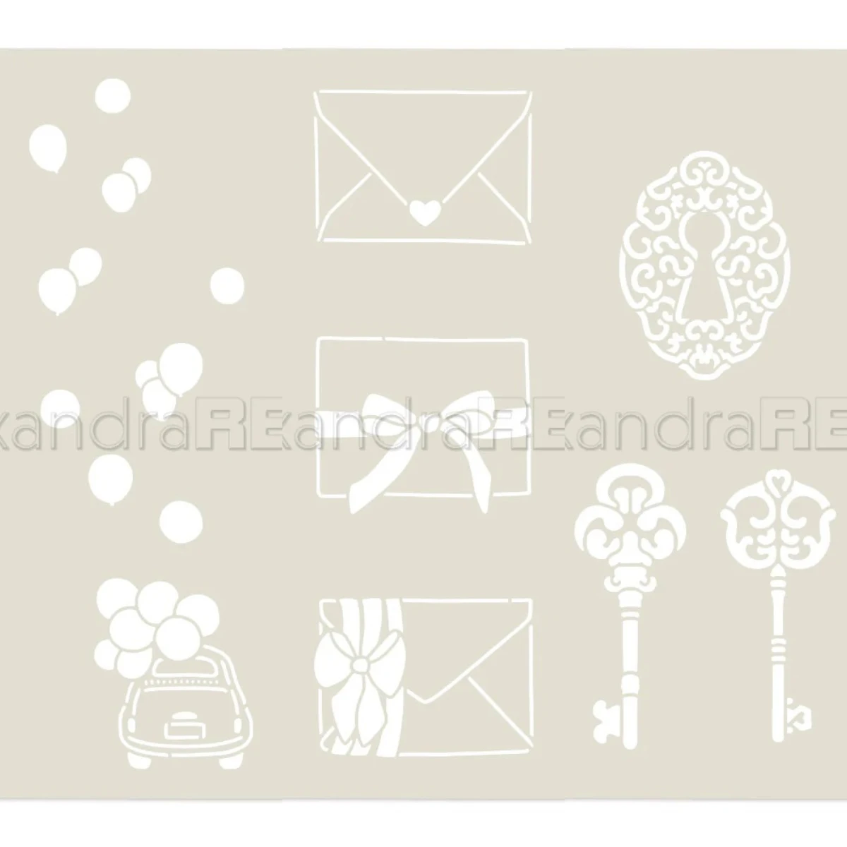 

Fan and Envelope Bow 2026 New Stencil For Craft Embossing Make Paper Greeting Card Making Template DIY Handmade