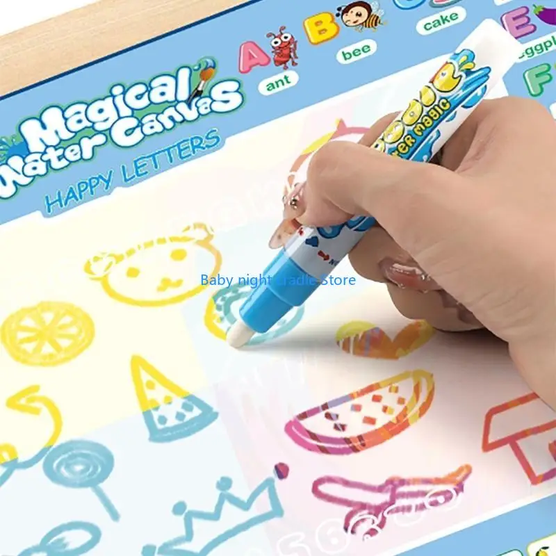J2FF Doodling Mat reutilizable Mat pintura agua Toy para jardín infantes