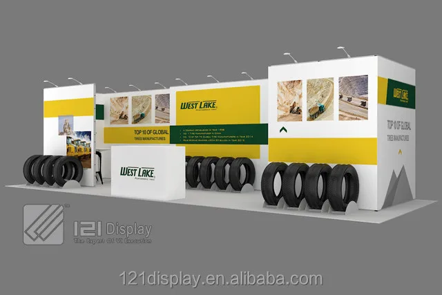 Portable Aluminum 3x9 Exhibition Booth with Graphic Large Trade Show Booth Stand