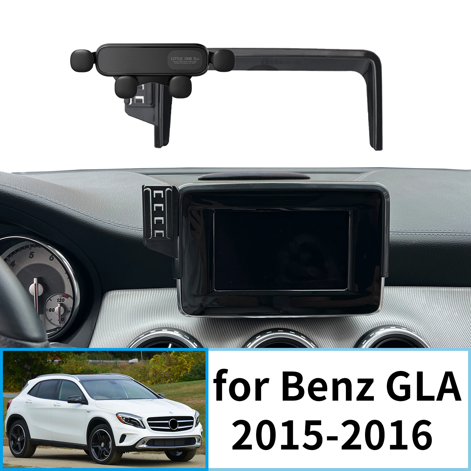 

Автомобильный держатель мобильного телефона для Mercedes-Benz GLA 2015-2016, GPS-кронштейн, навигационная подставка, автоаксессуары