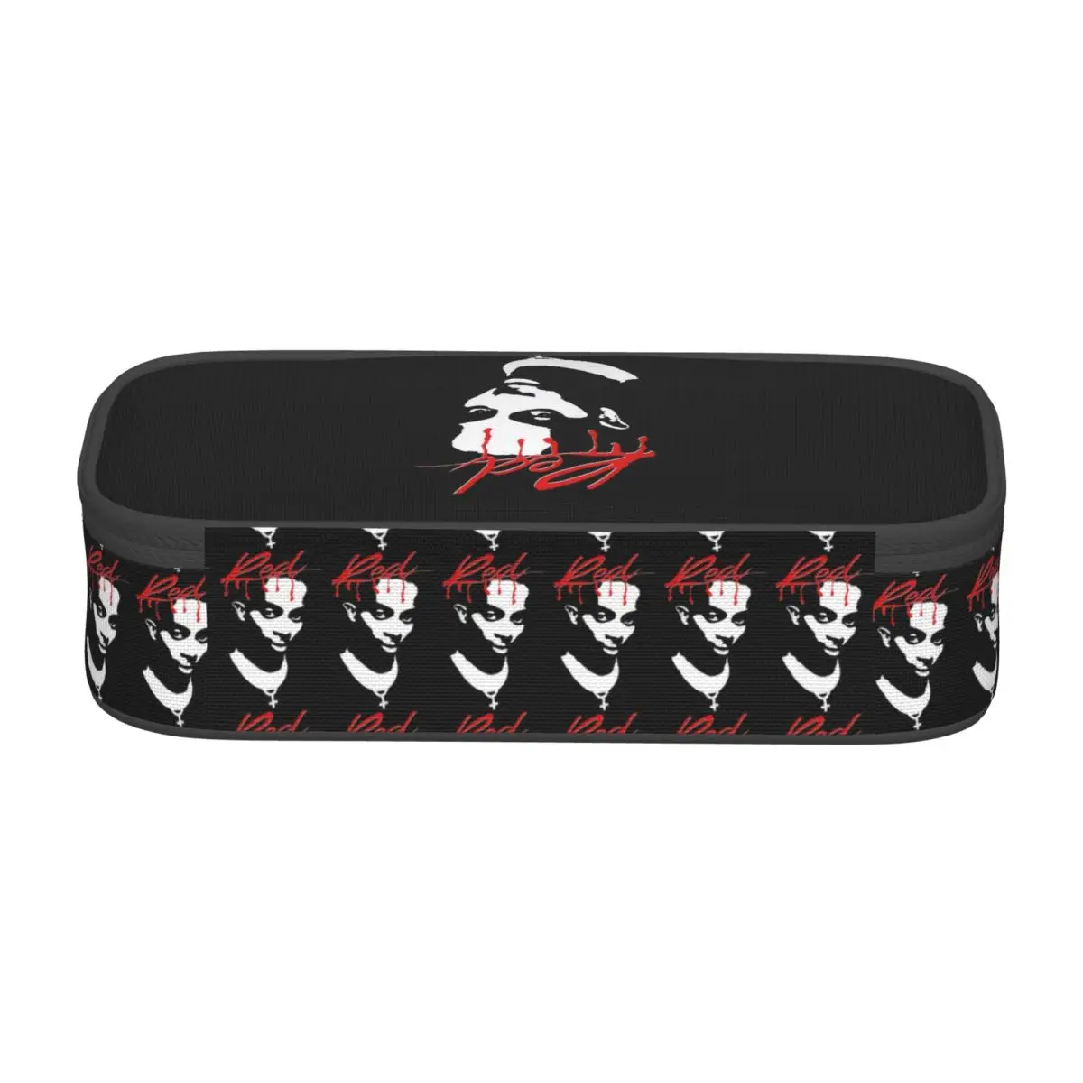 Playboi Carti Whole Lotta Red Album Cover Pencil Cases Pen Holder Storage Stationery Supplies Large Storage Pen Box Pencil Bag
