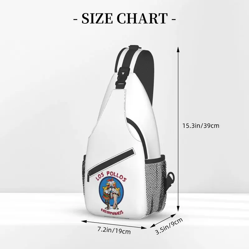 Chicken Brothers Los Pollos Hermanos Sling Bag Men Breaking Bad Shoulder Crossbody Chest Backpack ciclismo Camping Daypack