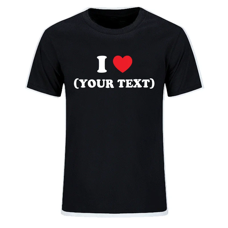 

DIY Customize Your Text Couple T Shirt Casual t shirt Men Women 100% Cotton Short Sleeve O-Neck Pullovers Quality Tops Tees