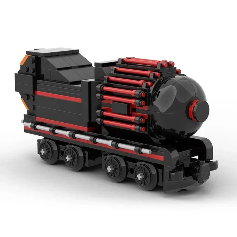 City Retro Train Steam Back to Future Building Block high-tech Rail Bricks Time Train Children Kids Toys Gifts
