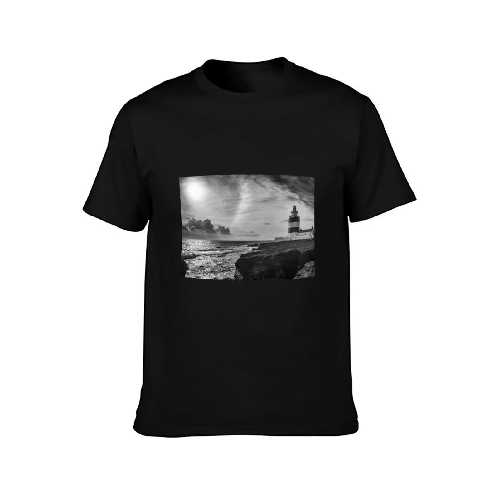 Storm approaching Hook Head T-Shirt Heavy Duty Casual Work Tee T-Shirt