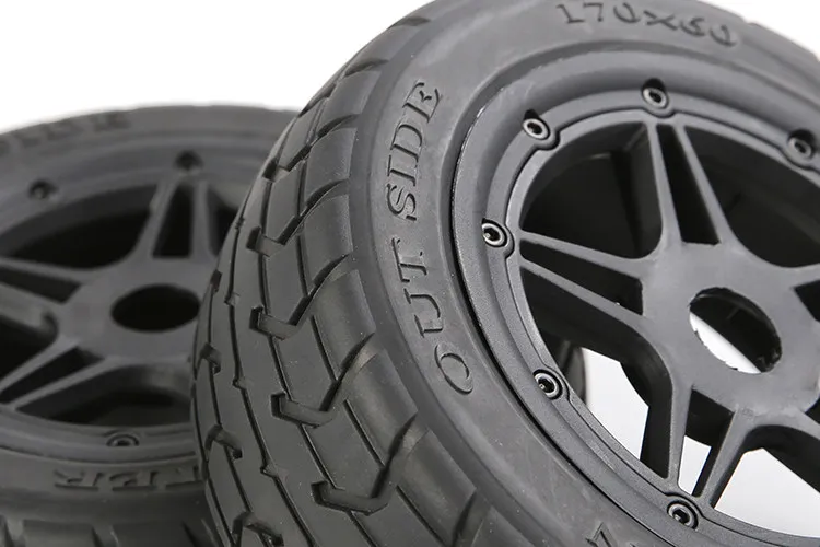 Neumáticos para Auto RC ROFUN F5 Escala 1/5 | Neumáticos de carretera de primera generación (170 x 60) - Par