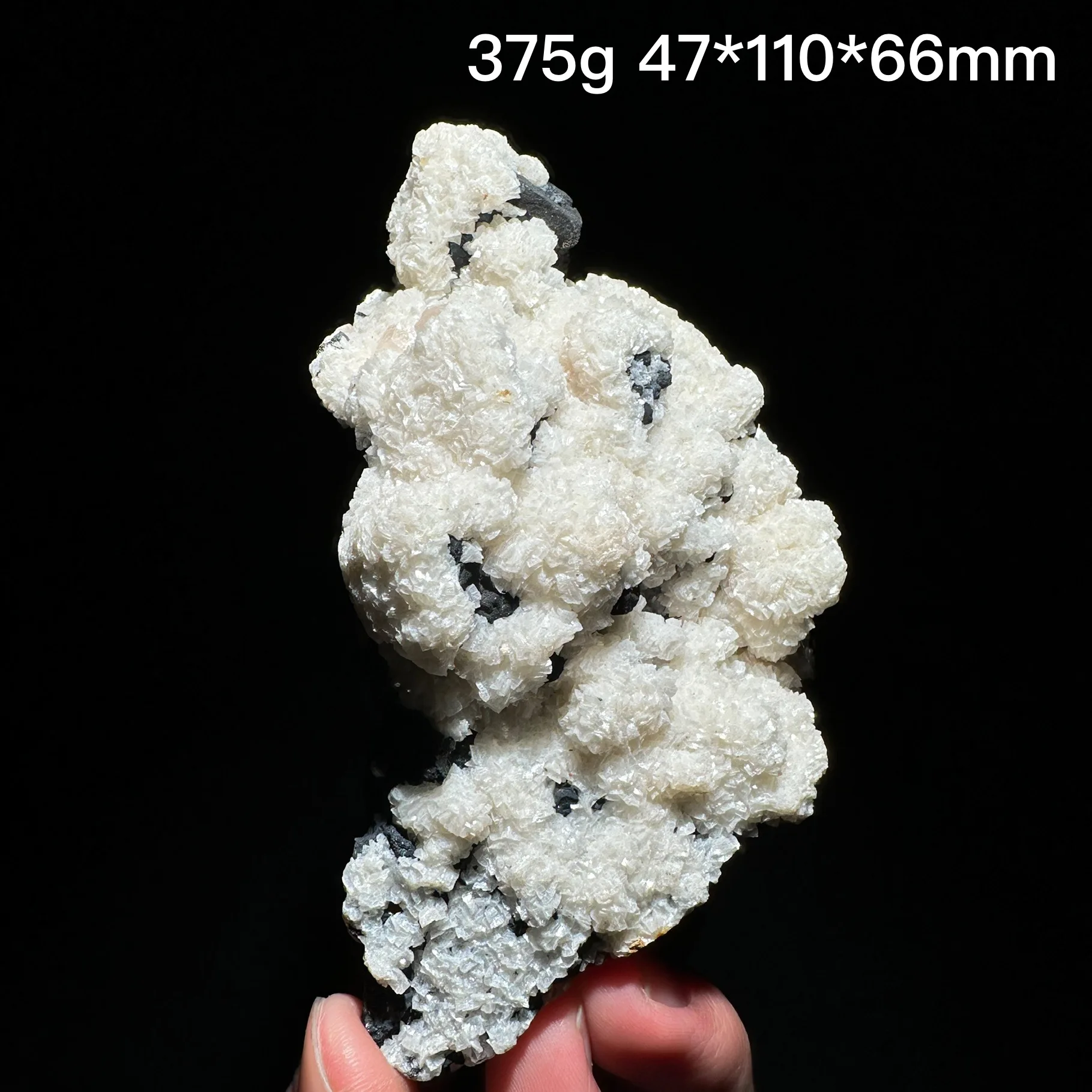 Natural calcite sphalerite and galena dolomite crystal quartz symbiotic mineral specimen home decoration