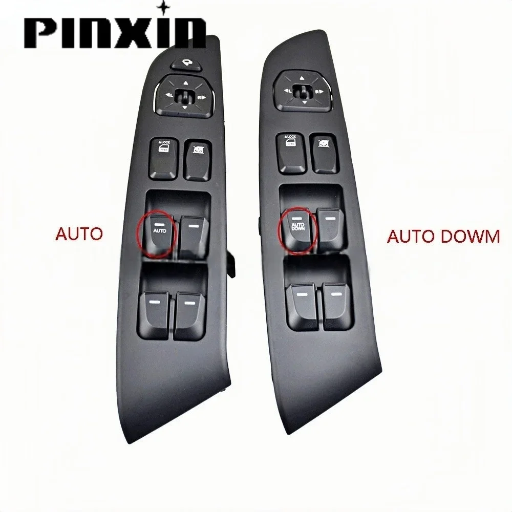 

PinXin 93570-2S0109P 93570-2S1509P Electric Master Power Window Lifter Control Switch Regulator Button For Hyundai IX35 (09-15)