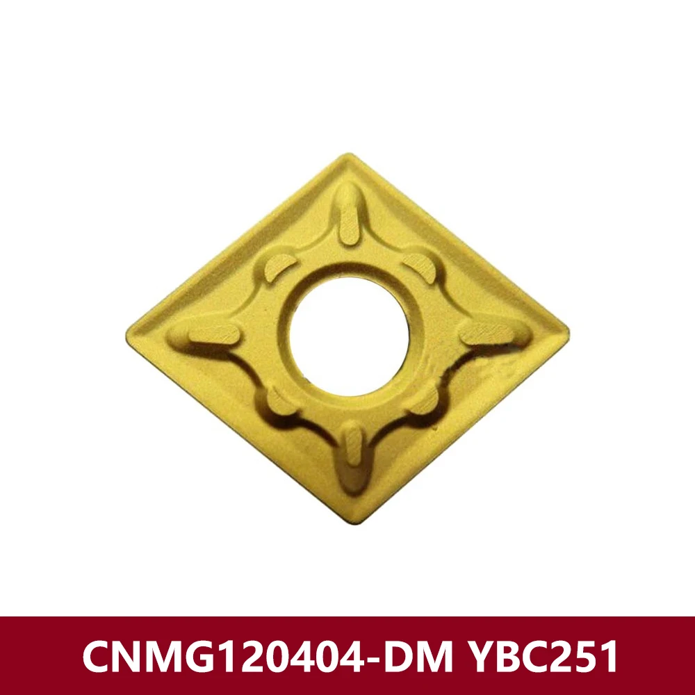 CNMG090304-DM YBC251 Original CNMG321-DM CNC Lathe Cutting CNMG090304 CNMG 090304 DM Carbide Inserts CNMG0903 CNMG09 For Steel